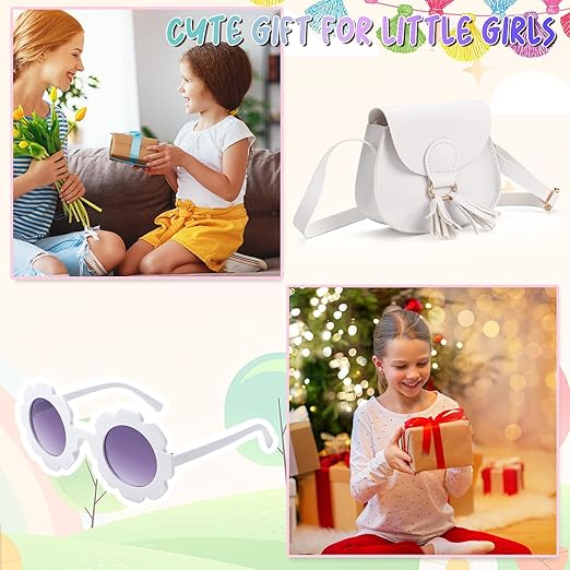 Girls Purse, Kids Crossbody Purse, Shoulder Bags for Toddler, Tassel Bags for Girls Age 2-14