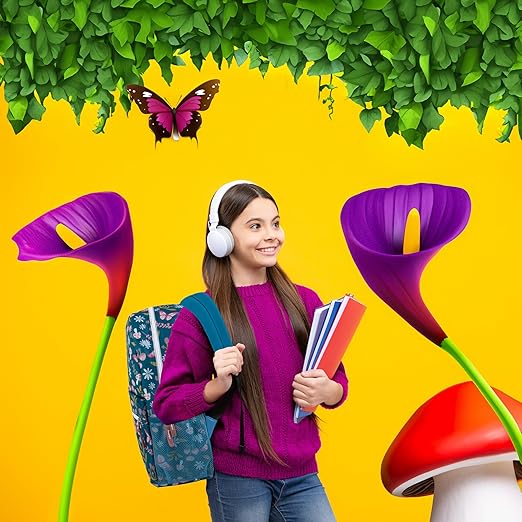 17 Inch Backpack with Side Pockets for Girls for School, Travel, Hiking, Camping