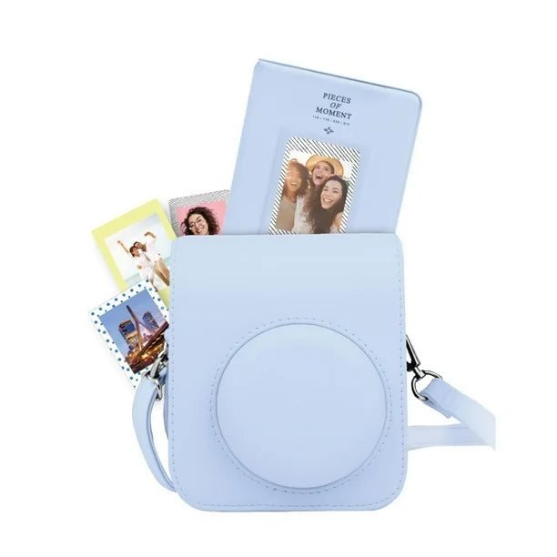 Mini Instax 12 Camera Accessory Kit DP-FJ12-BL, 16-Page Photo Album for Mini Instax 12