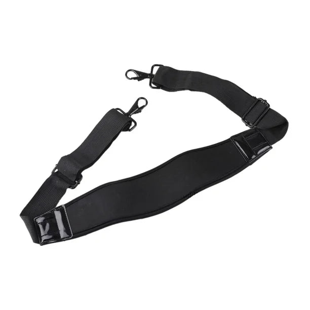 Universal Shoulder Strap/ Comfortable Soft Anti Slip Adjustable Padded with Metal Hooks/ 52inch Black for Camera Bag Briefcase Laptop Luggage/